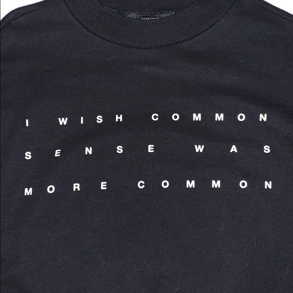 I Wish Common Sense Was More Common Sweatshirt - Picture 2 of 2